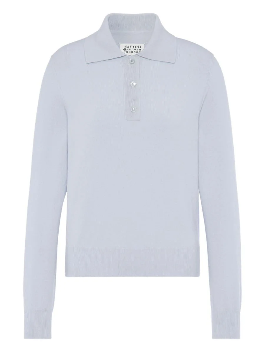 Maison Margiela Wool Polo Shirt - 1
