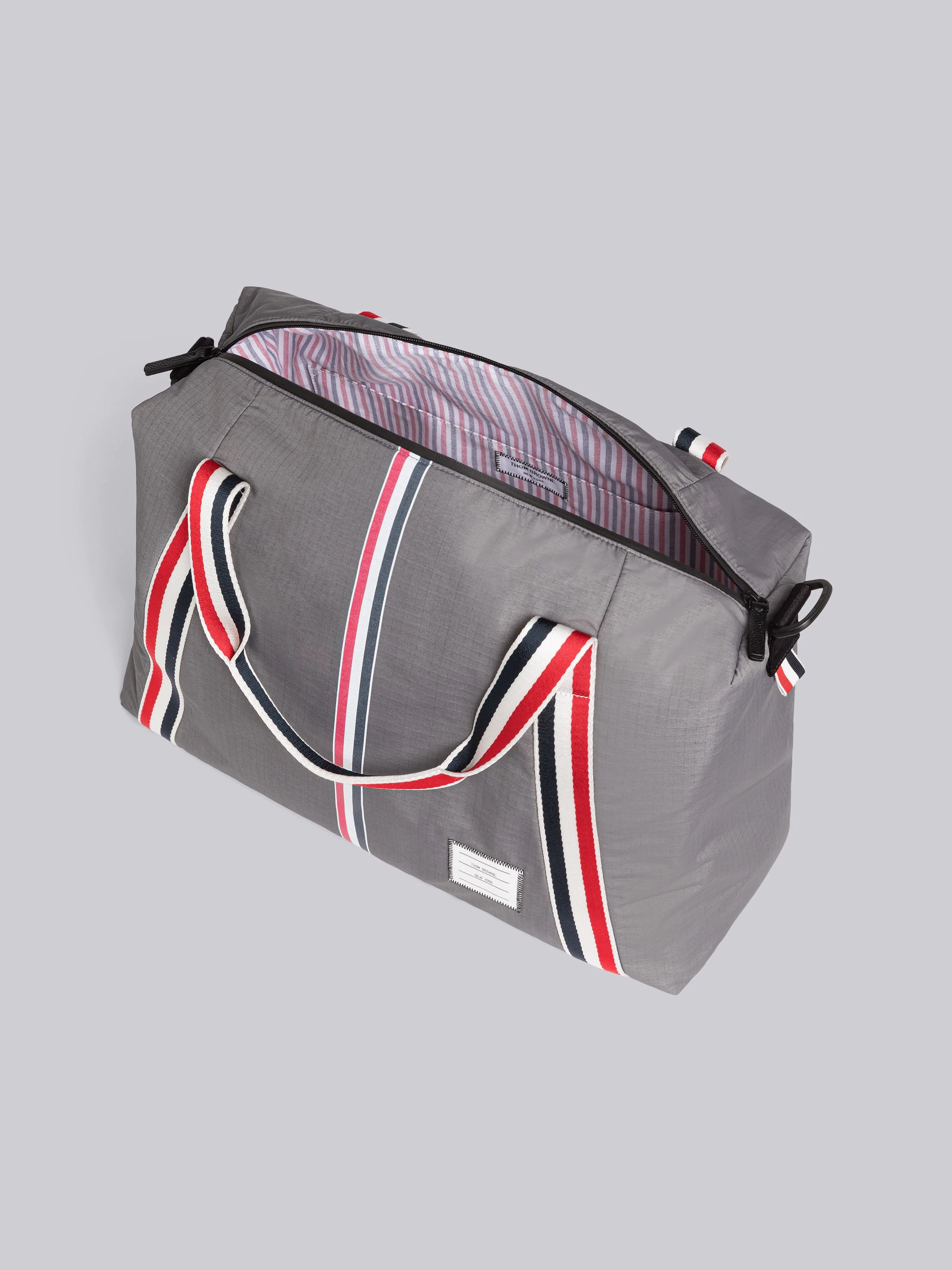 Ripstop Stripe Handle Weekend Bag - 5