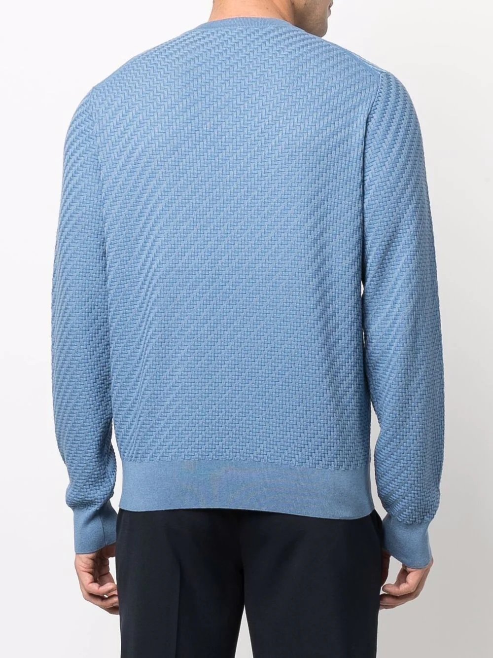 textured woven jumper - 4