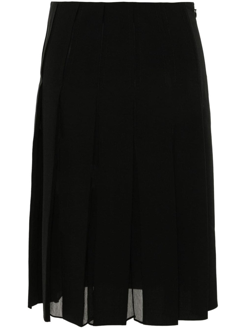 pleated midi skirt 1