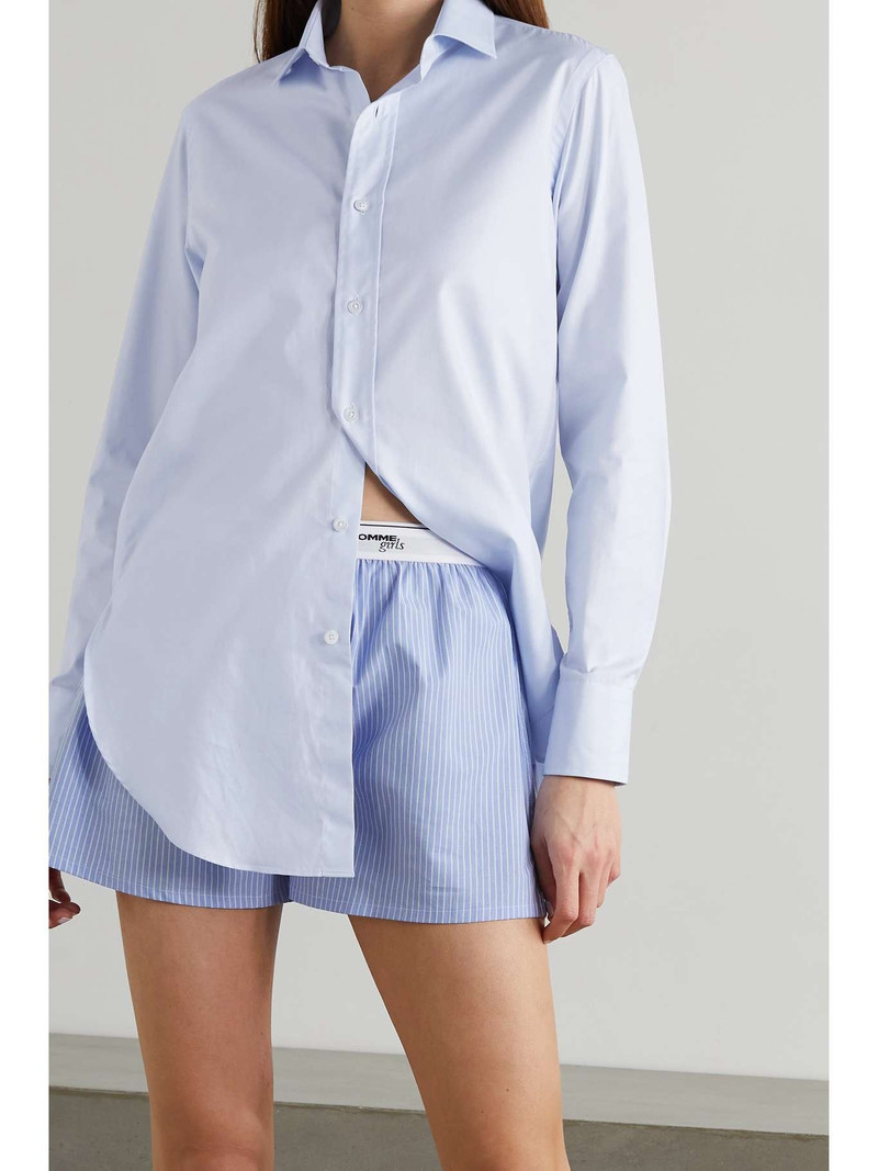 HommeGirls® Embroidered cotton-poplin shirt outlook