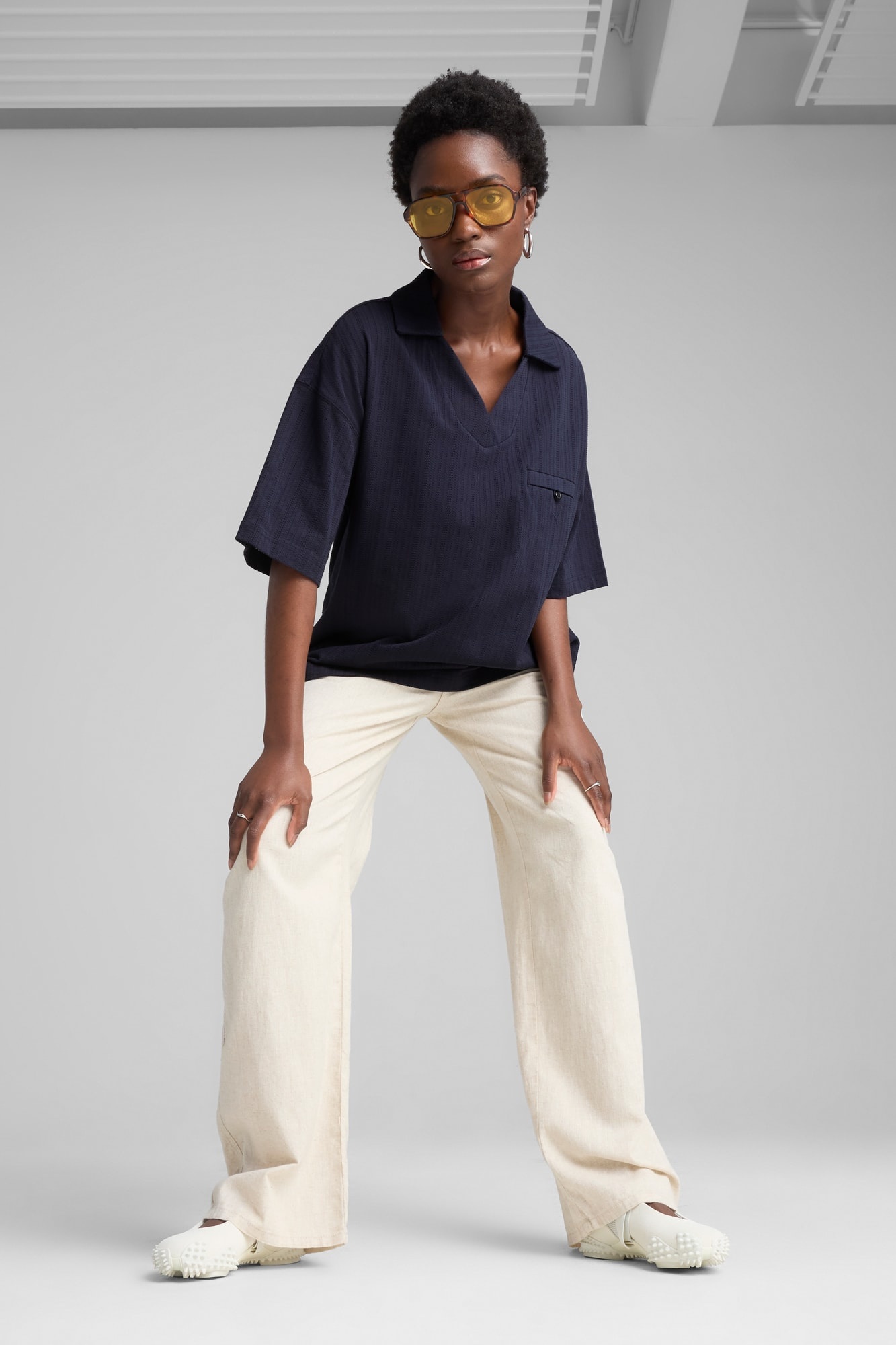YONA Women's Oversized Polo - 5