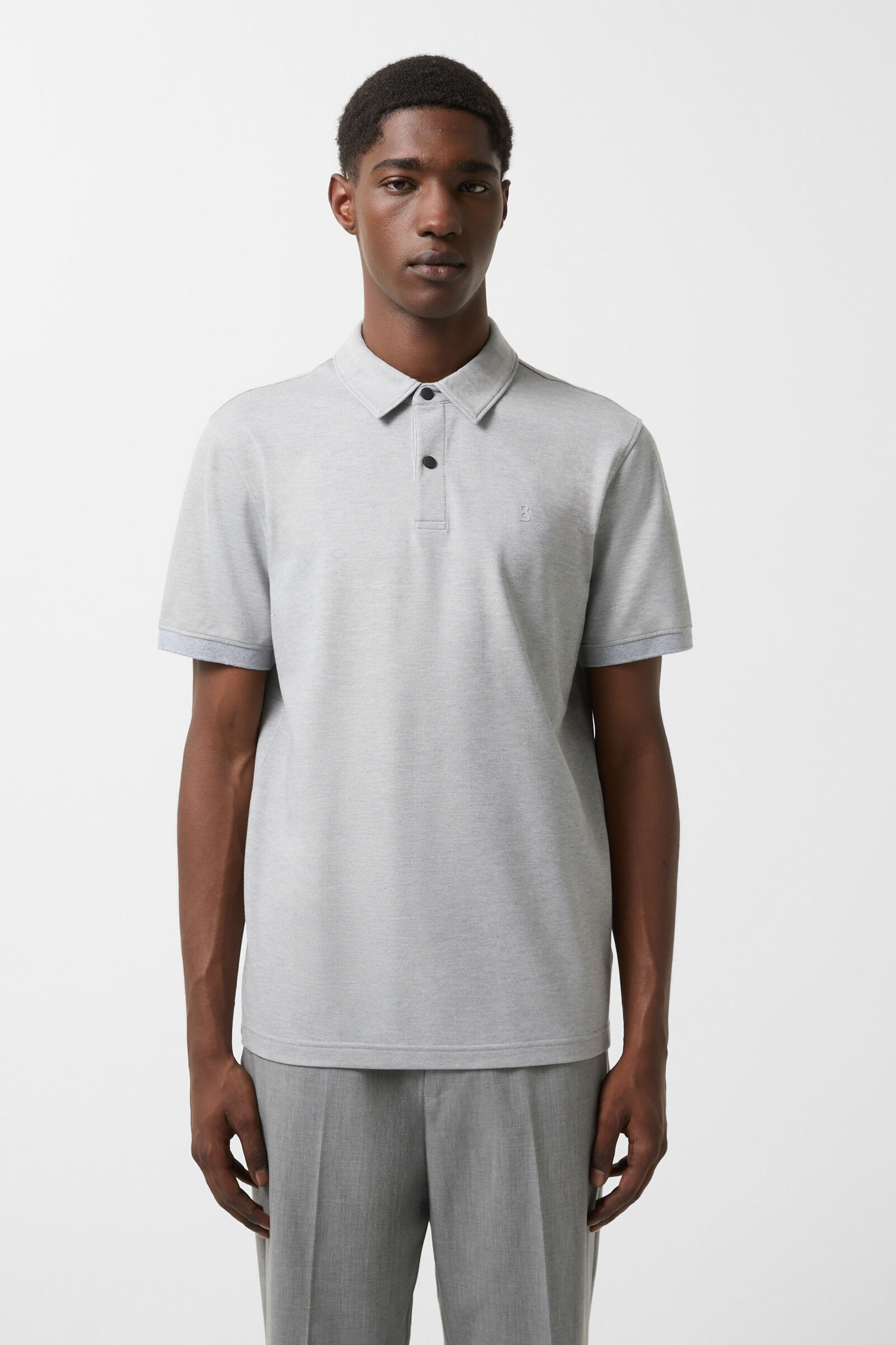 Timo Polo shirt in Light gray - 1