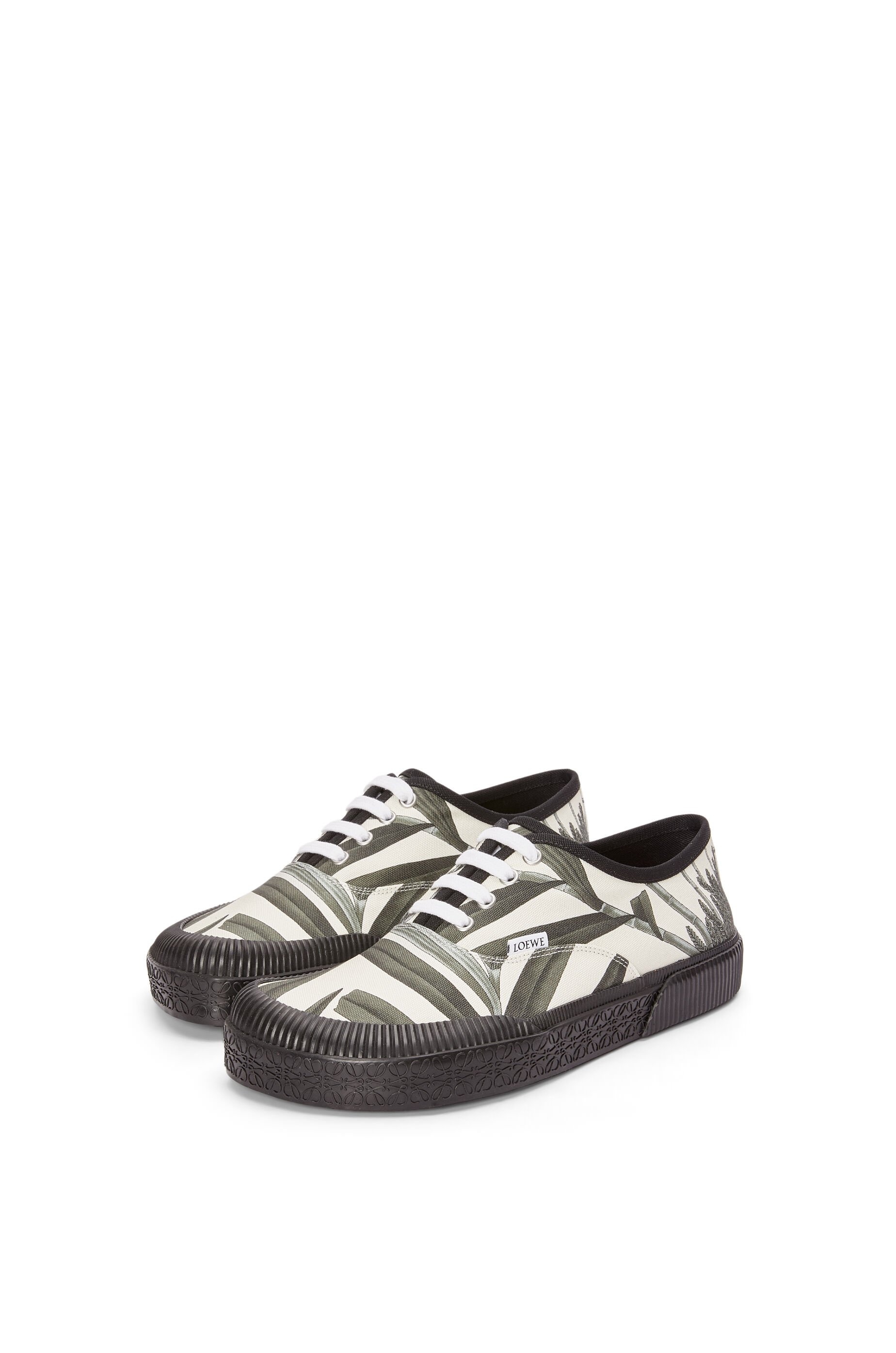 Terra Vulca lace-up sneaker in printed canvas - 3