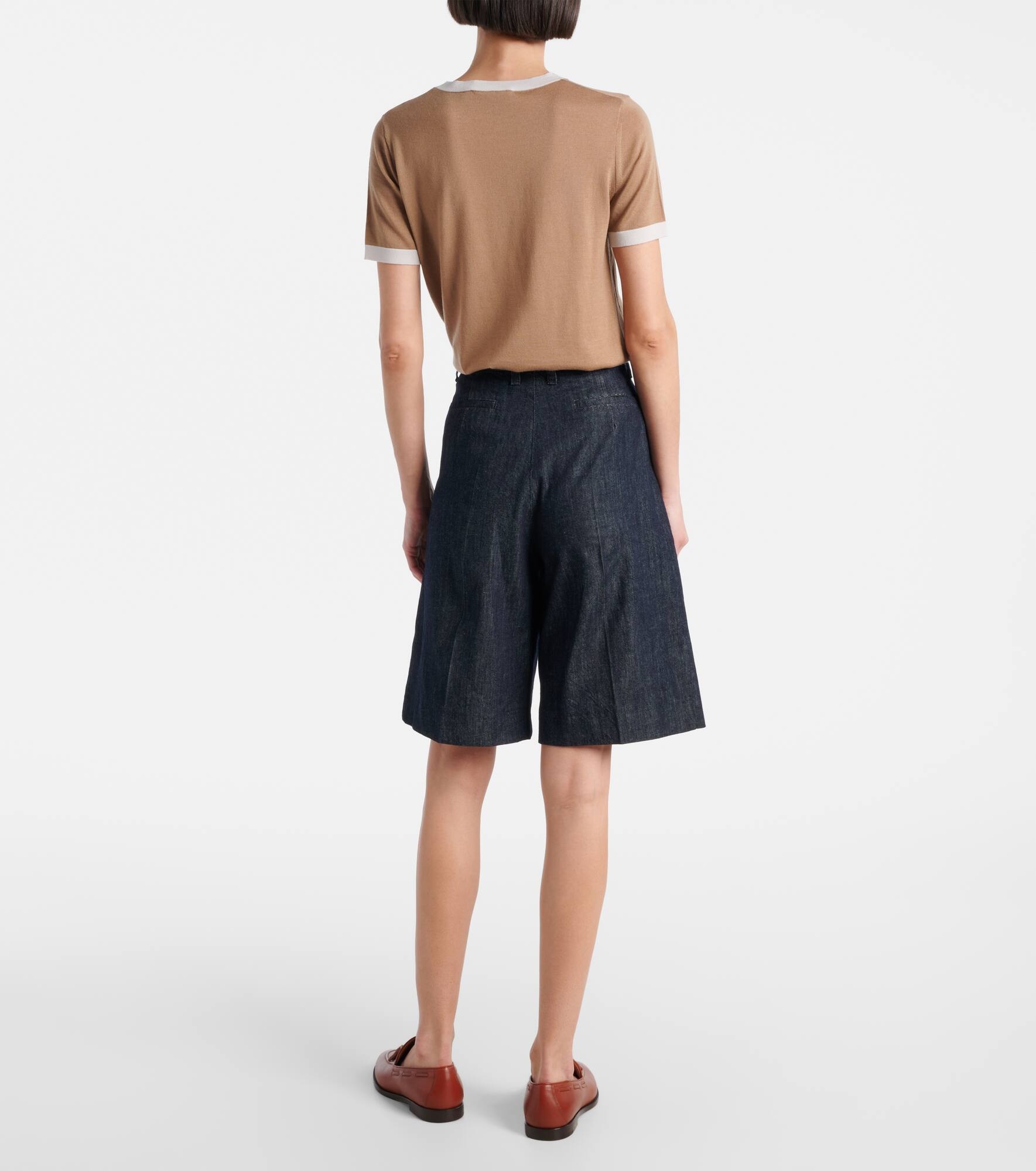 Frank denim Bermuda shorts - 3