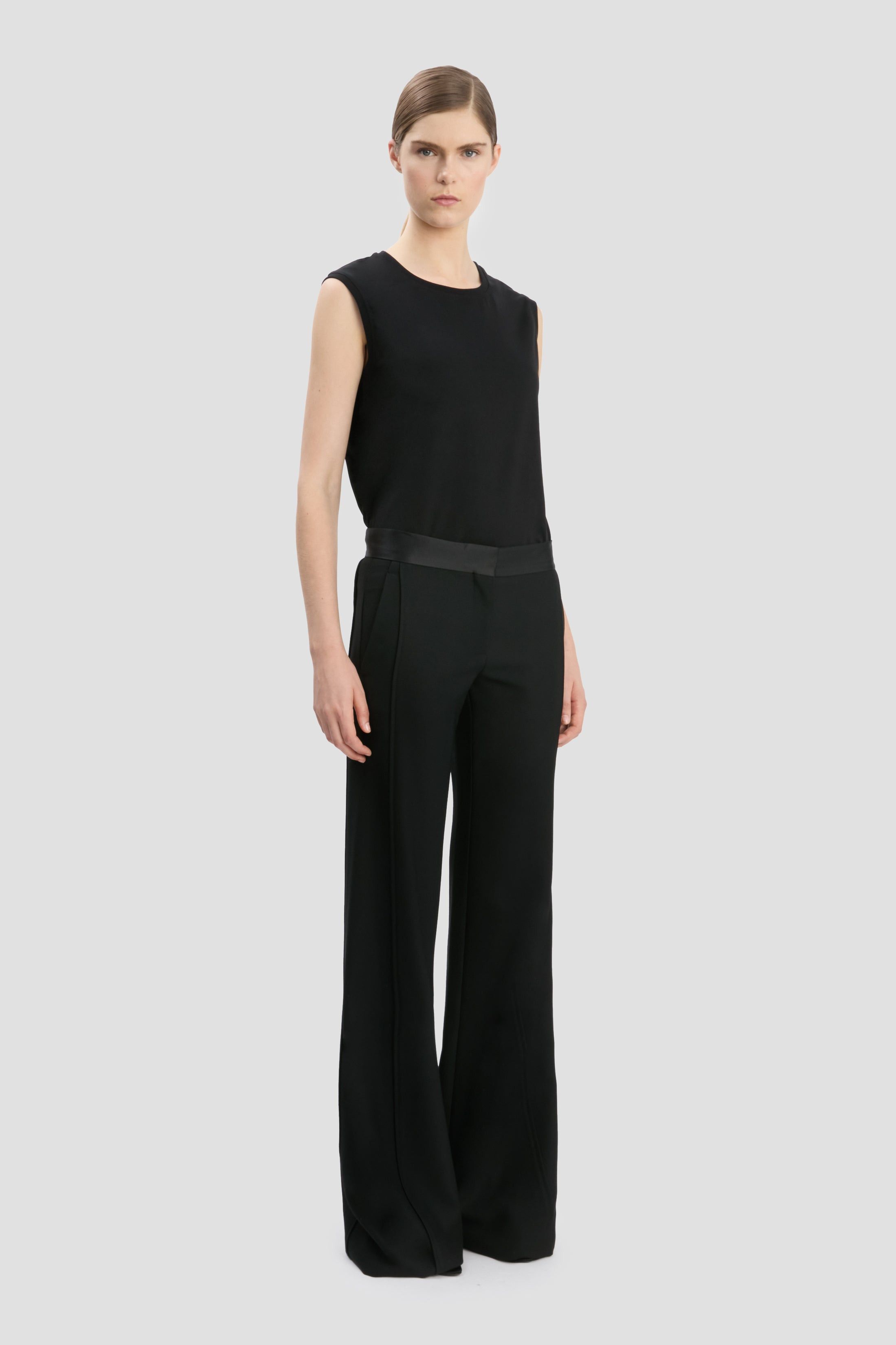 Side Panel Trouser In Black - 3