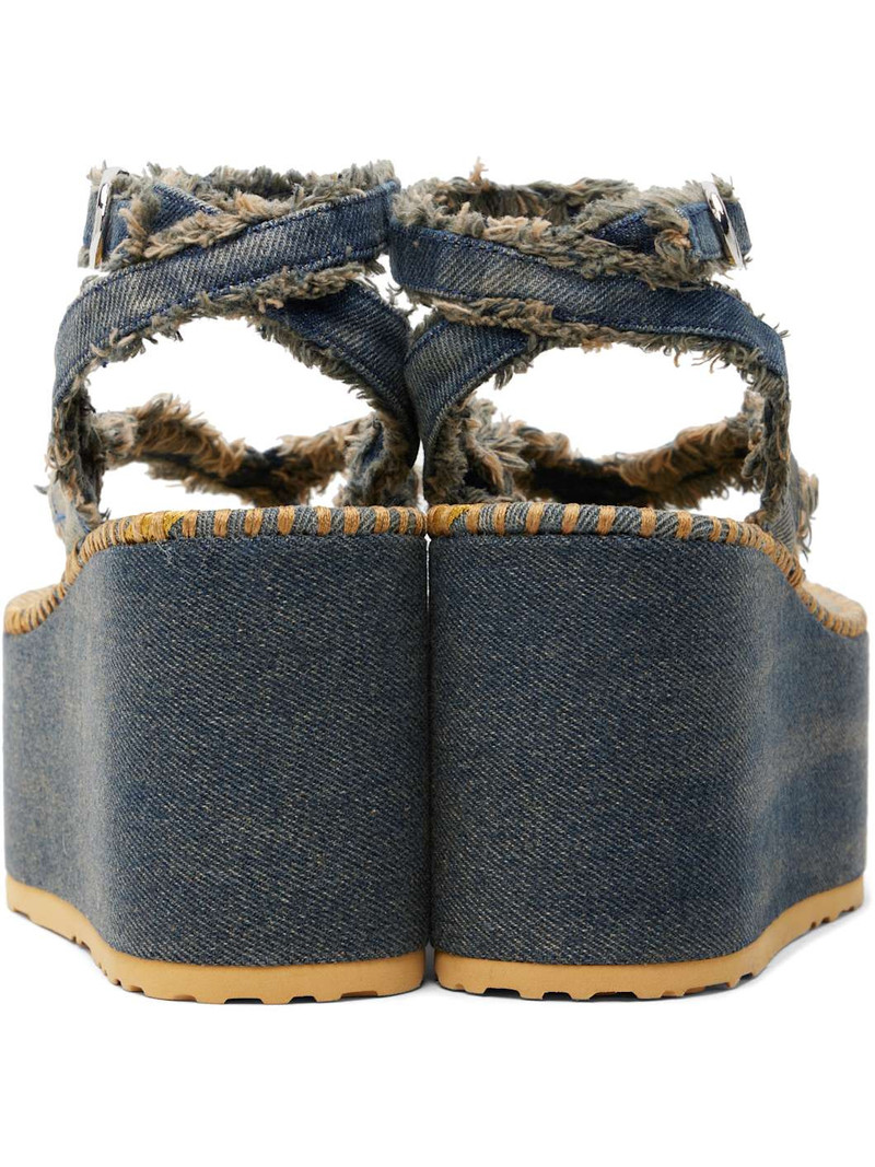 Blue SA-Nikola Denim Heeled Sandals 2