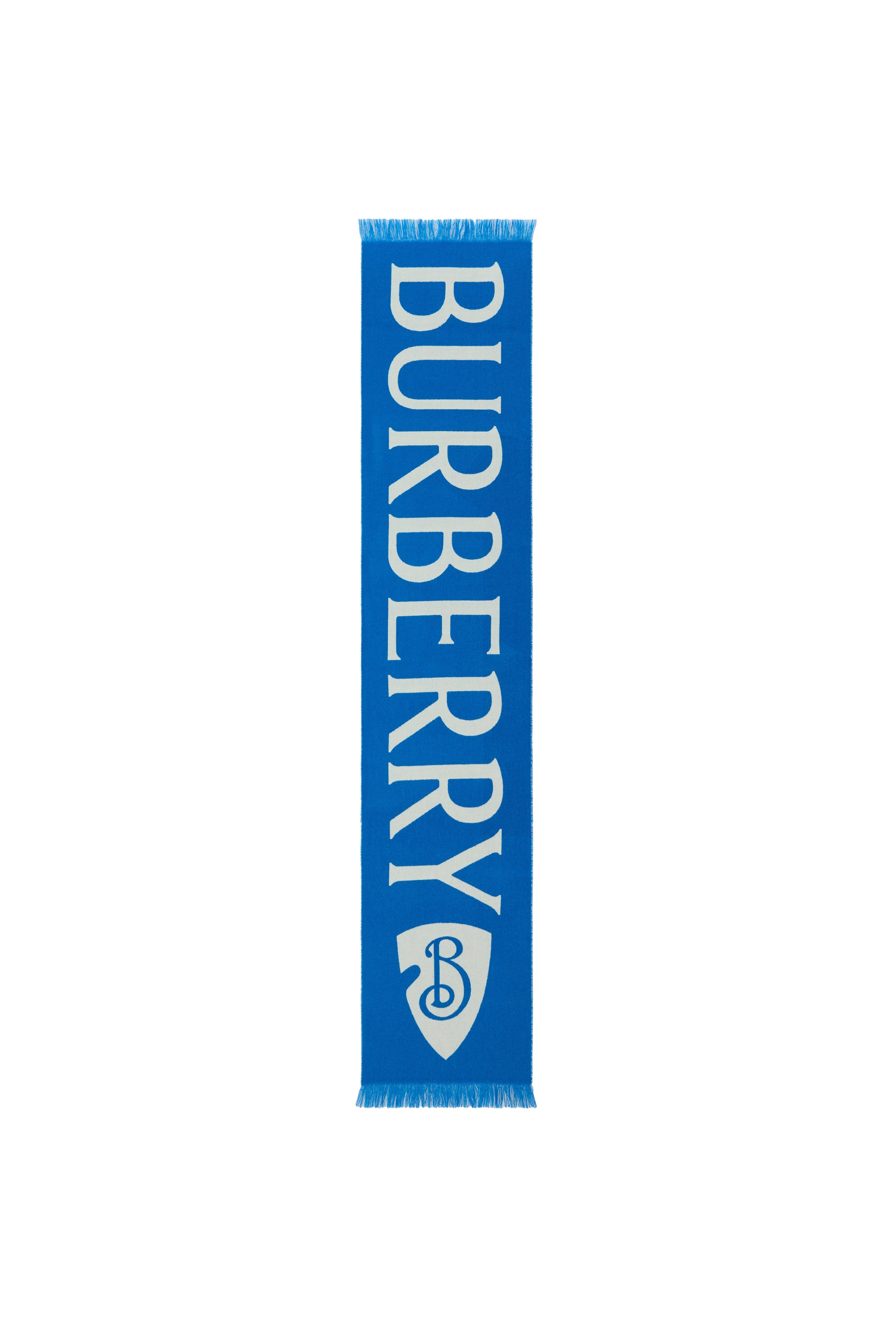burberry Logo Wool Scarf in Knight at Nordstrom - 4