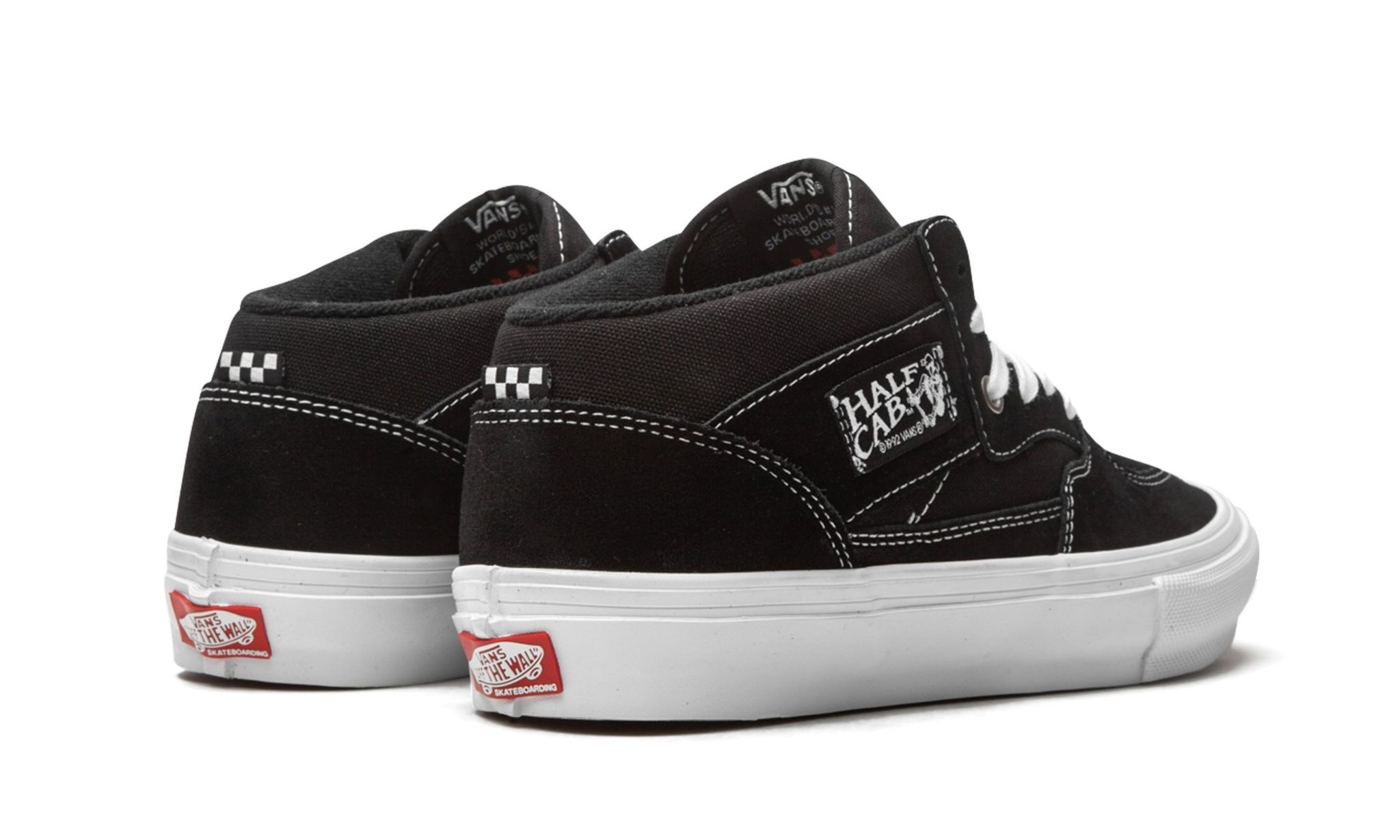 Half Cab Skate "Black / White" - 3