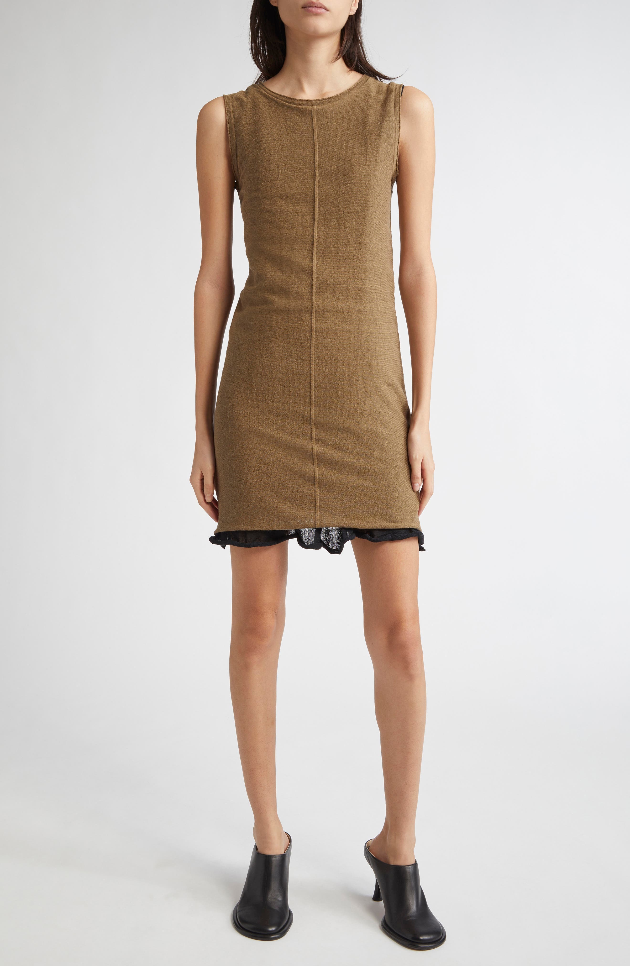Eckhaus Latta Veil Sleeveless Minidress in Branch at Nordstrom - 1