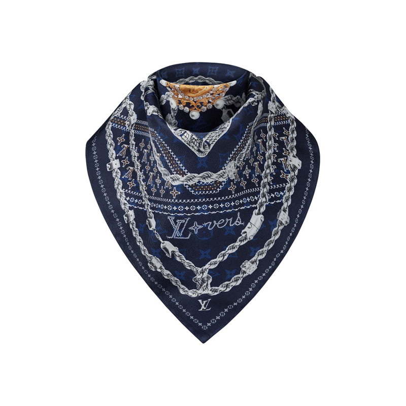 Louis Vuitton LV Dynasty Silk Bandana outlook