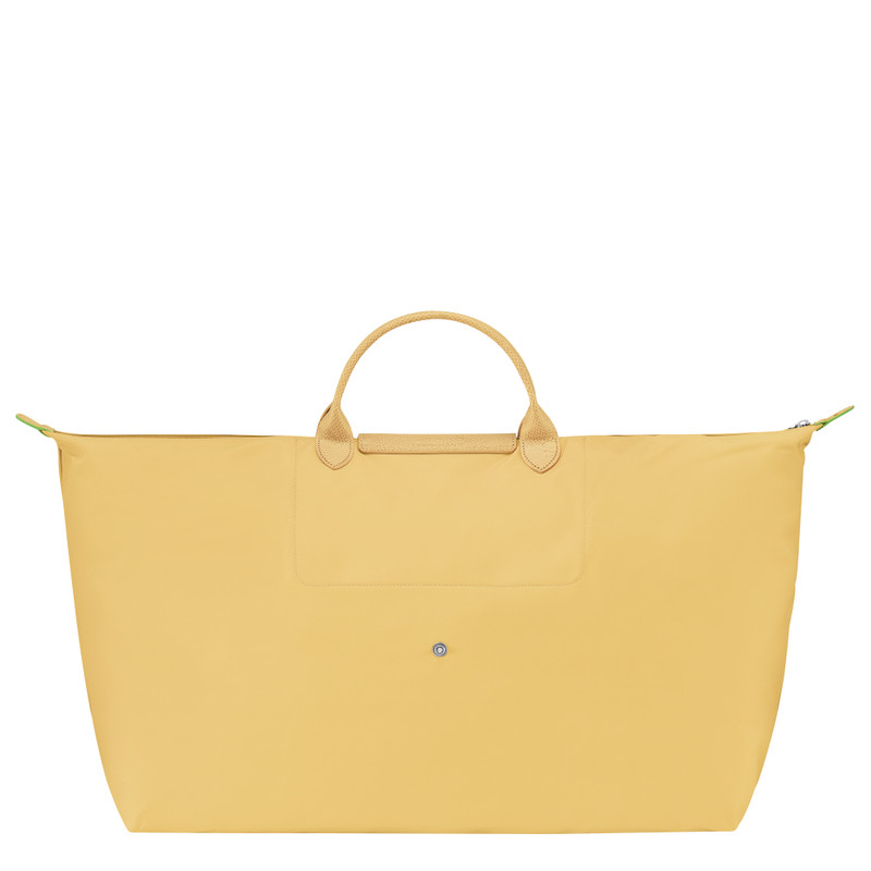 Le Pliage Green M Travel bag Wheat - Recycled canvas 3
