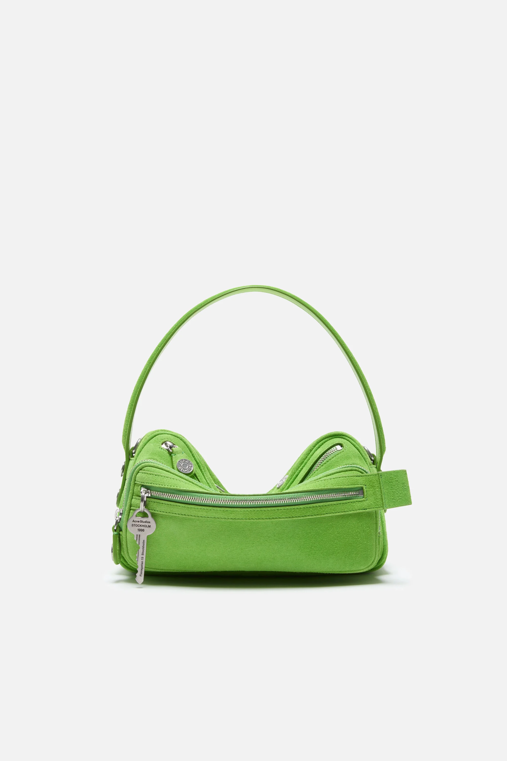Camero Party Suede Bag - Apple green - 1