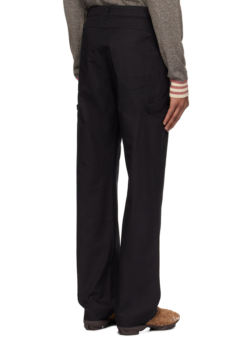 Black Zafar Cargo Pants - 3