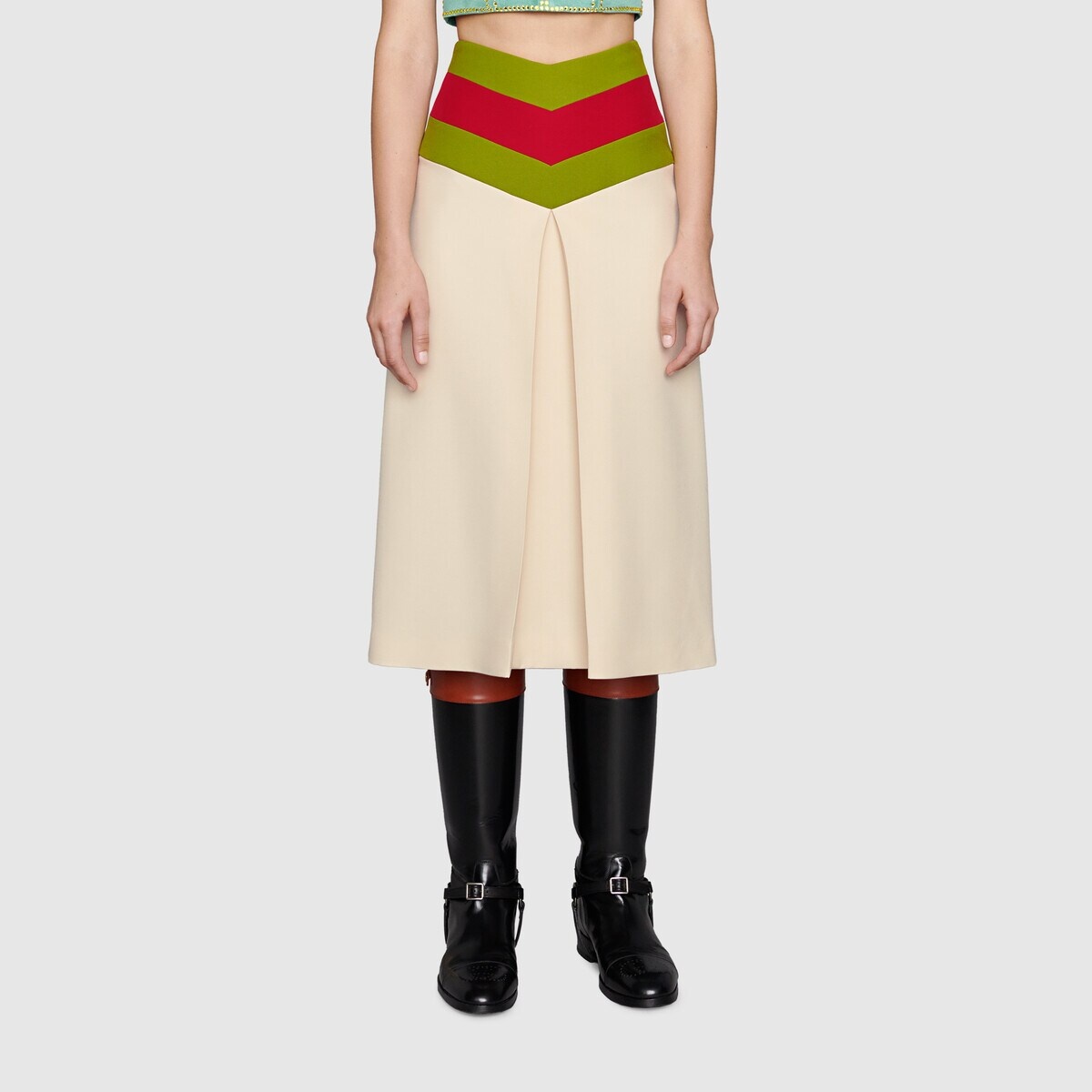 Chevron vintage Web skirt - 3