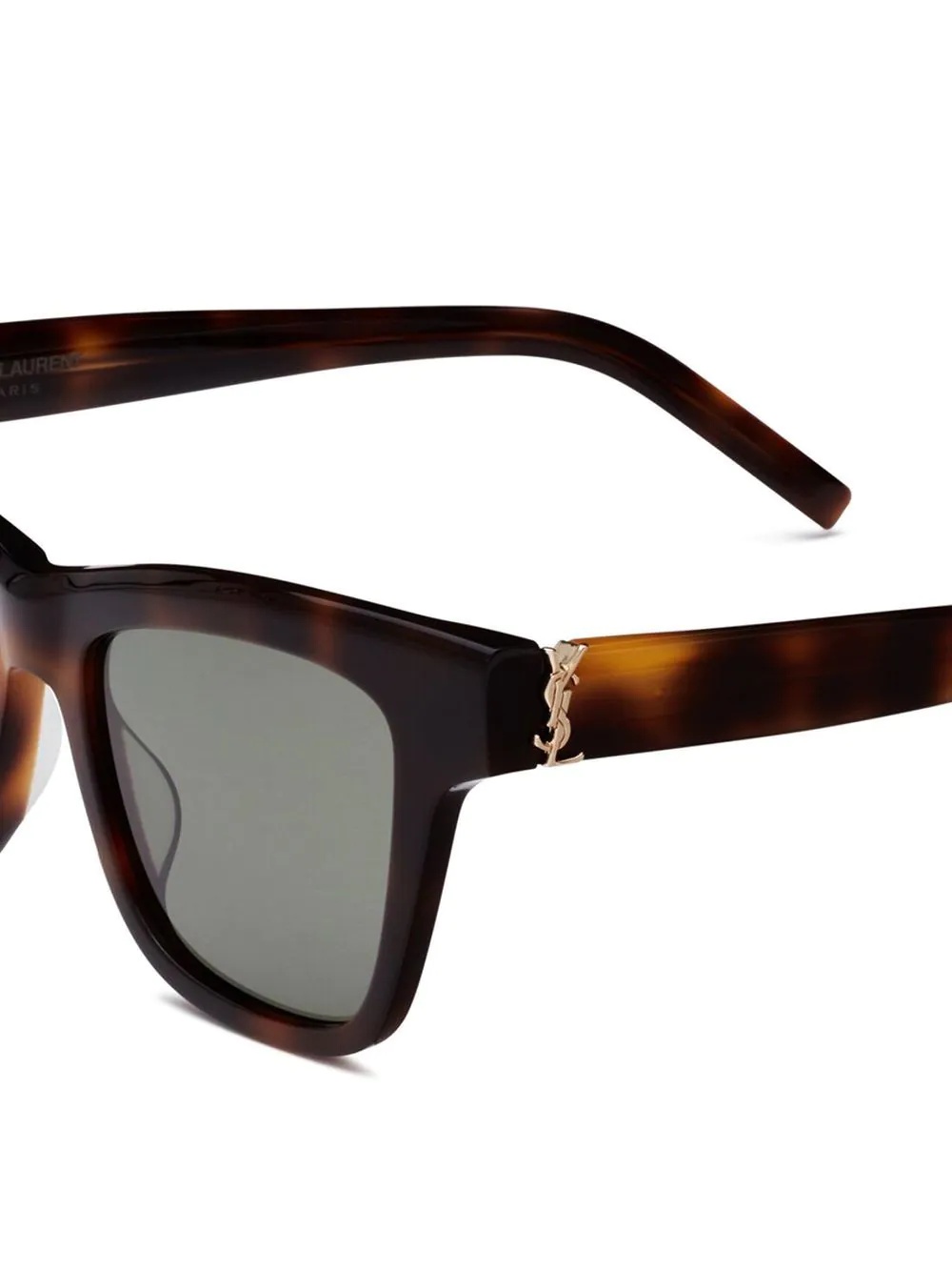 tortoiseshell rectangle-frame sunglasses - 3