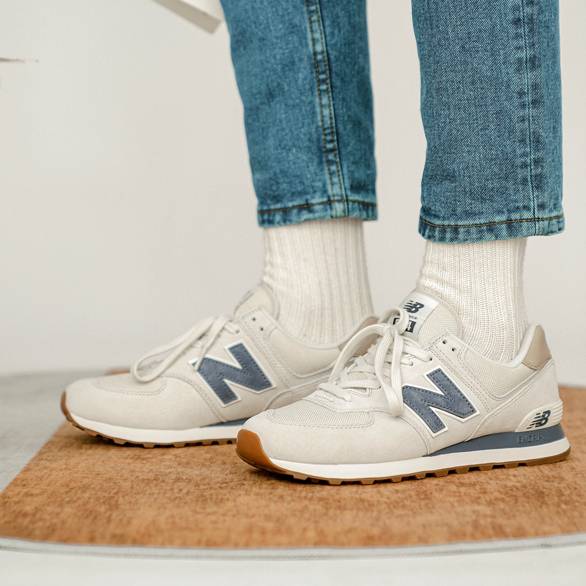 New Balance New Balance 574 D Light Camel ML574LGI REVERSIBLE