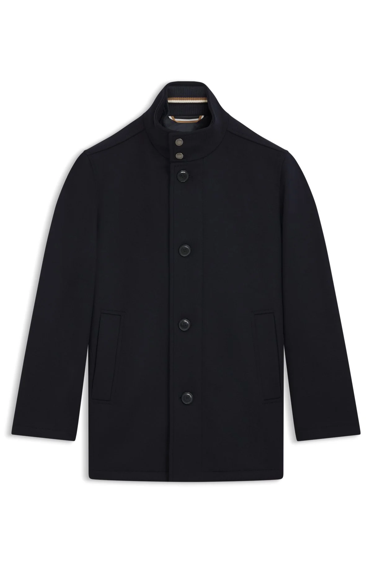 RELAXED-FIT CAR COAT IN VIRGIN WOOL AND CASHMERE - 1