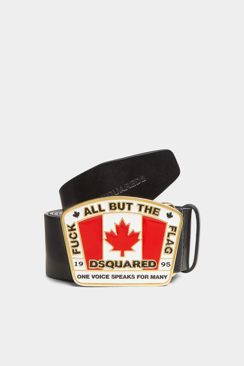 CANADIAN FLAG PLAQUE BELT - 1