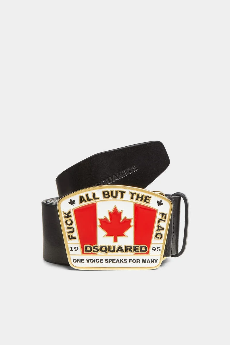 CANADIAN FLAG PLAQUE BELT - 1