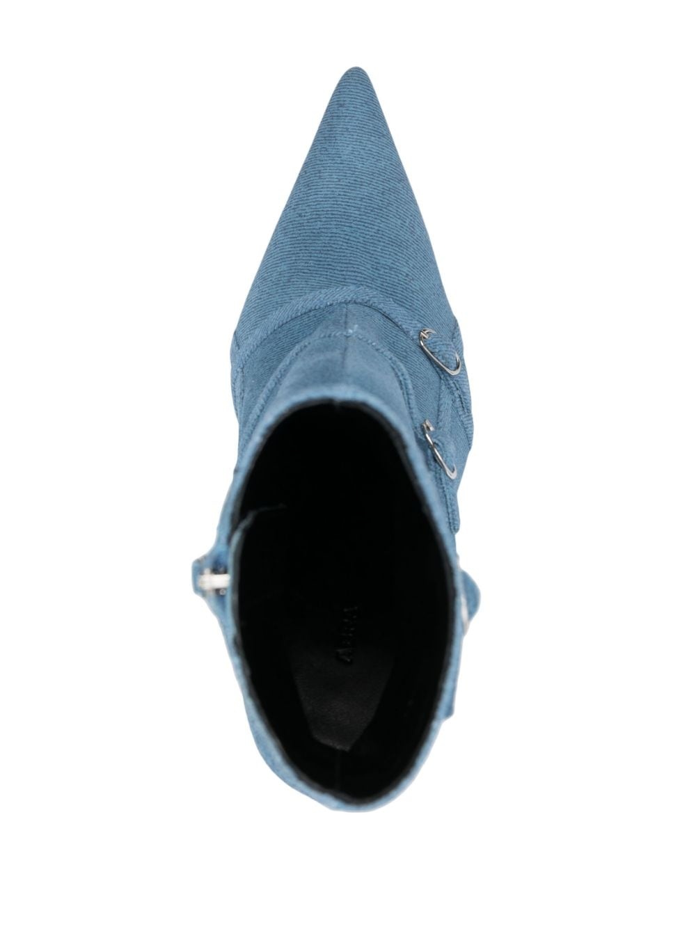 120mm denim ankle boots - 4