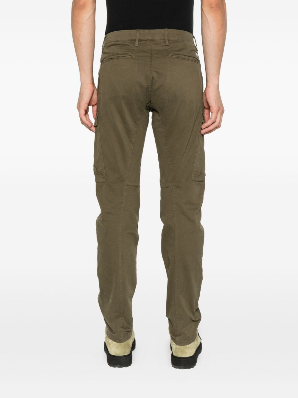 cargo pocket-detail trousers - 4