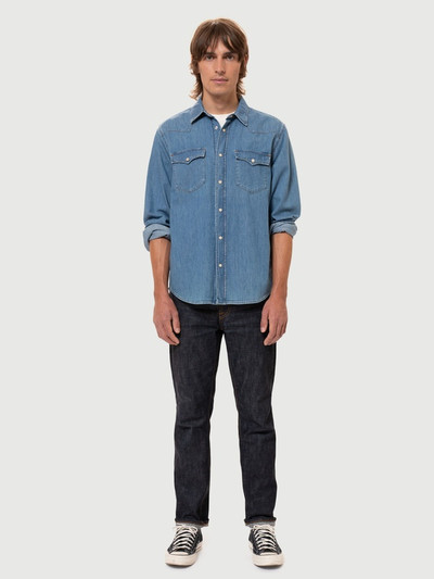 Nudie Jeans George Another Kind Of Blue Denim Shirt outlook