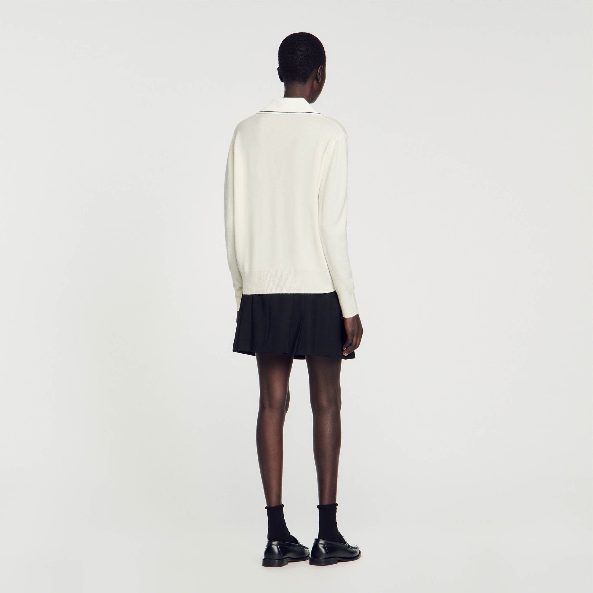 JUMPER WITH POLO SHIRT COLLAR - 6