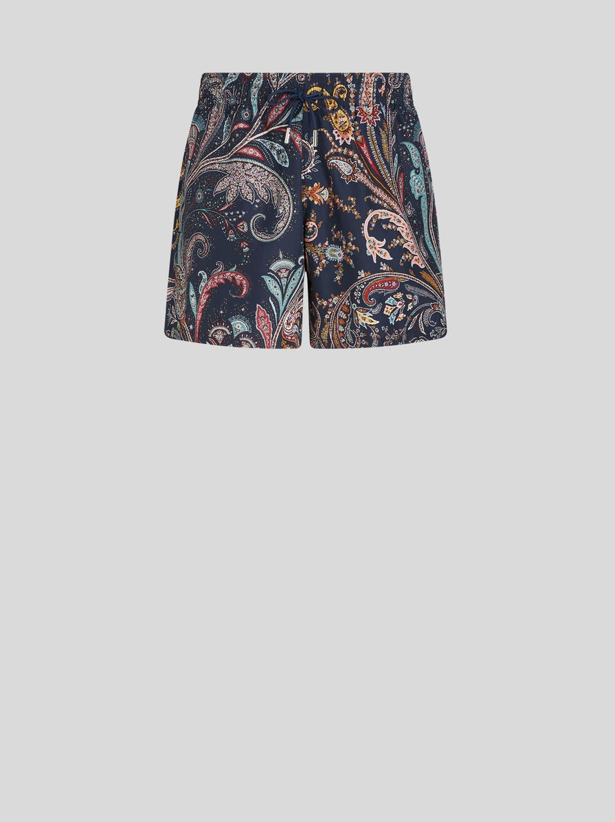 PAISLEY SWIM SHORTS - 1