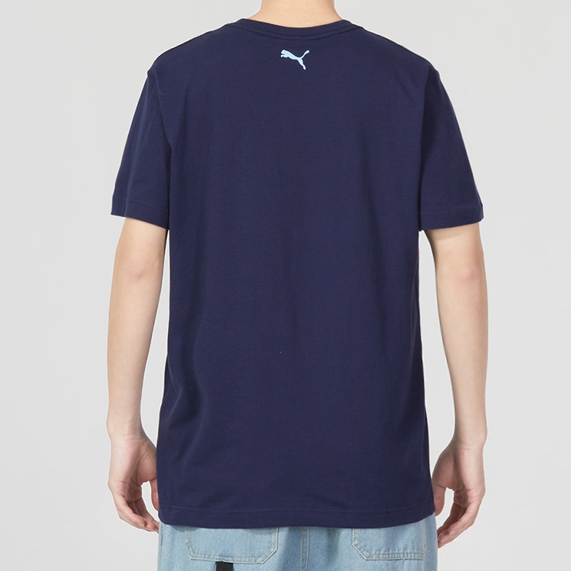 PUMA Graphic Regular T-Shirt 'Navy' 679852-06 - 4