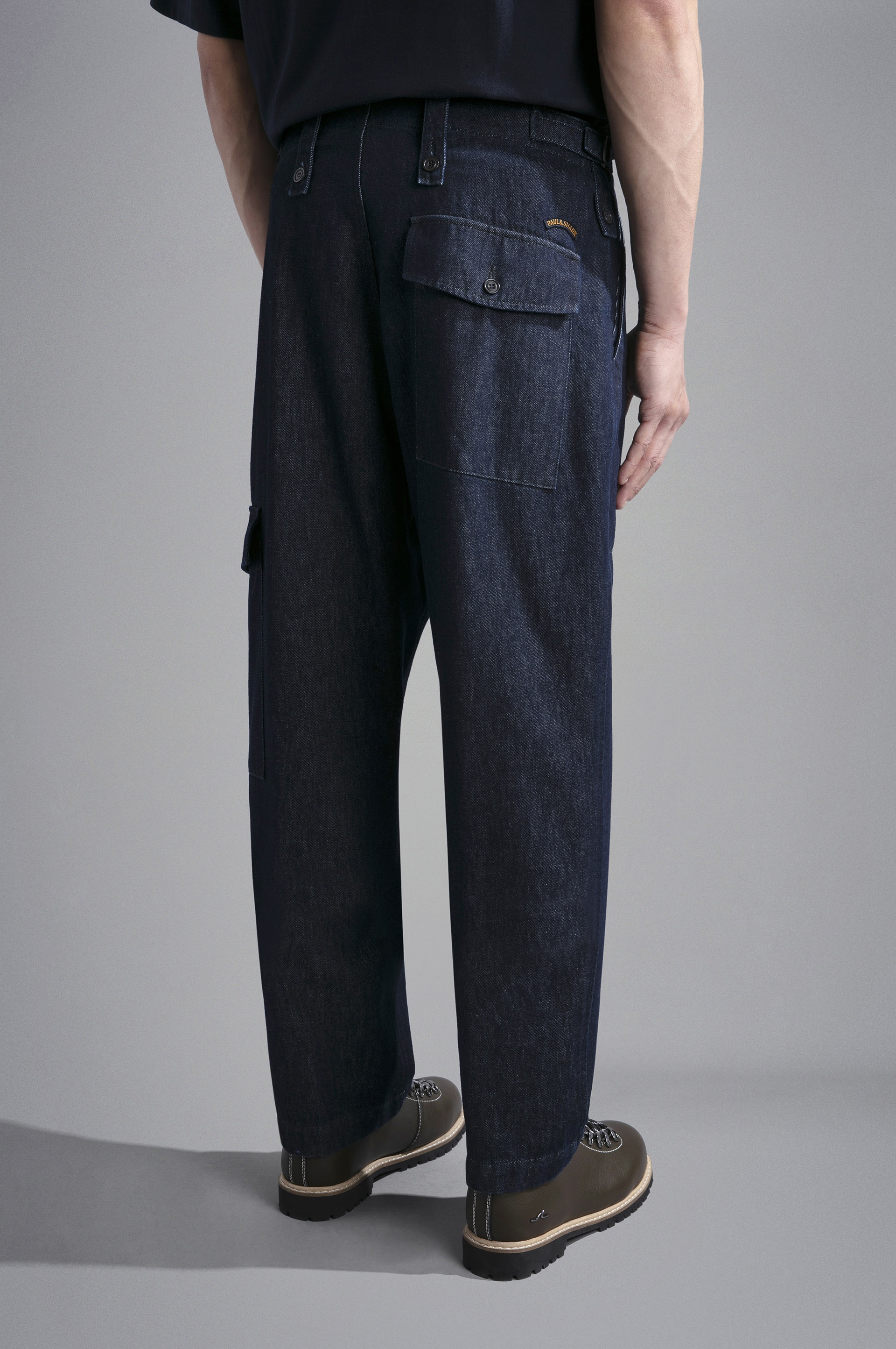DENIM CARGO TROUSERS - 3