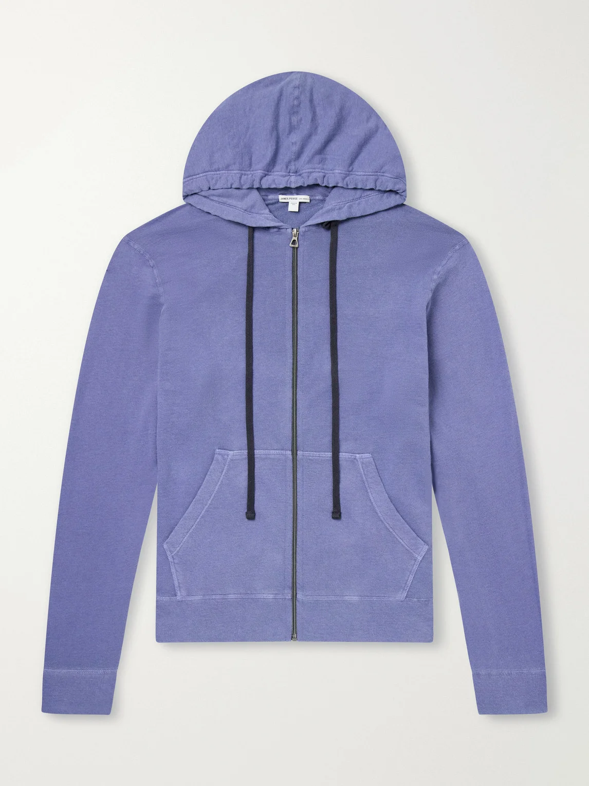 Supima Cotton-Jersey Zip-Up Hoodie - 1