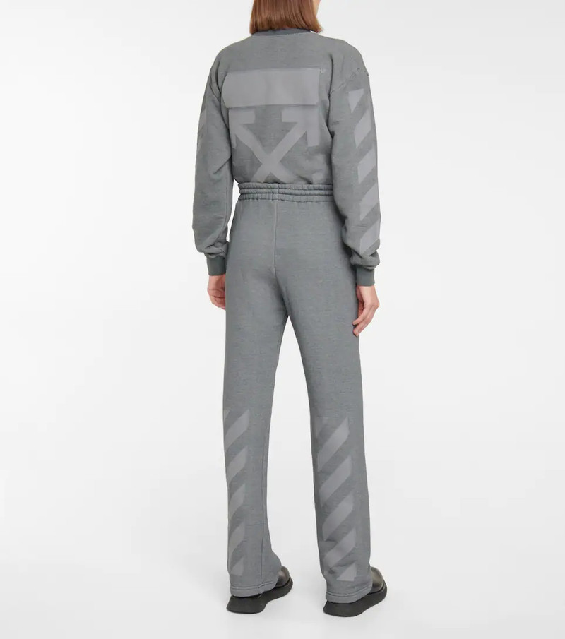 Printed cotton-blend sweatpants 3