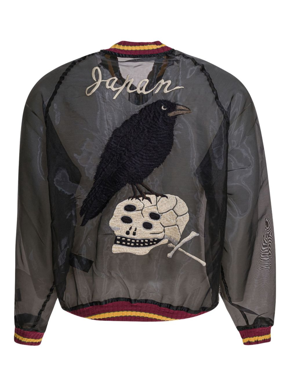 eagle-embroidered jacket - 2