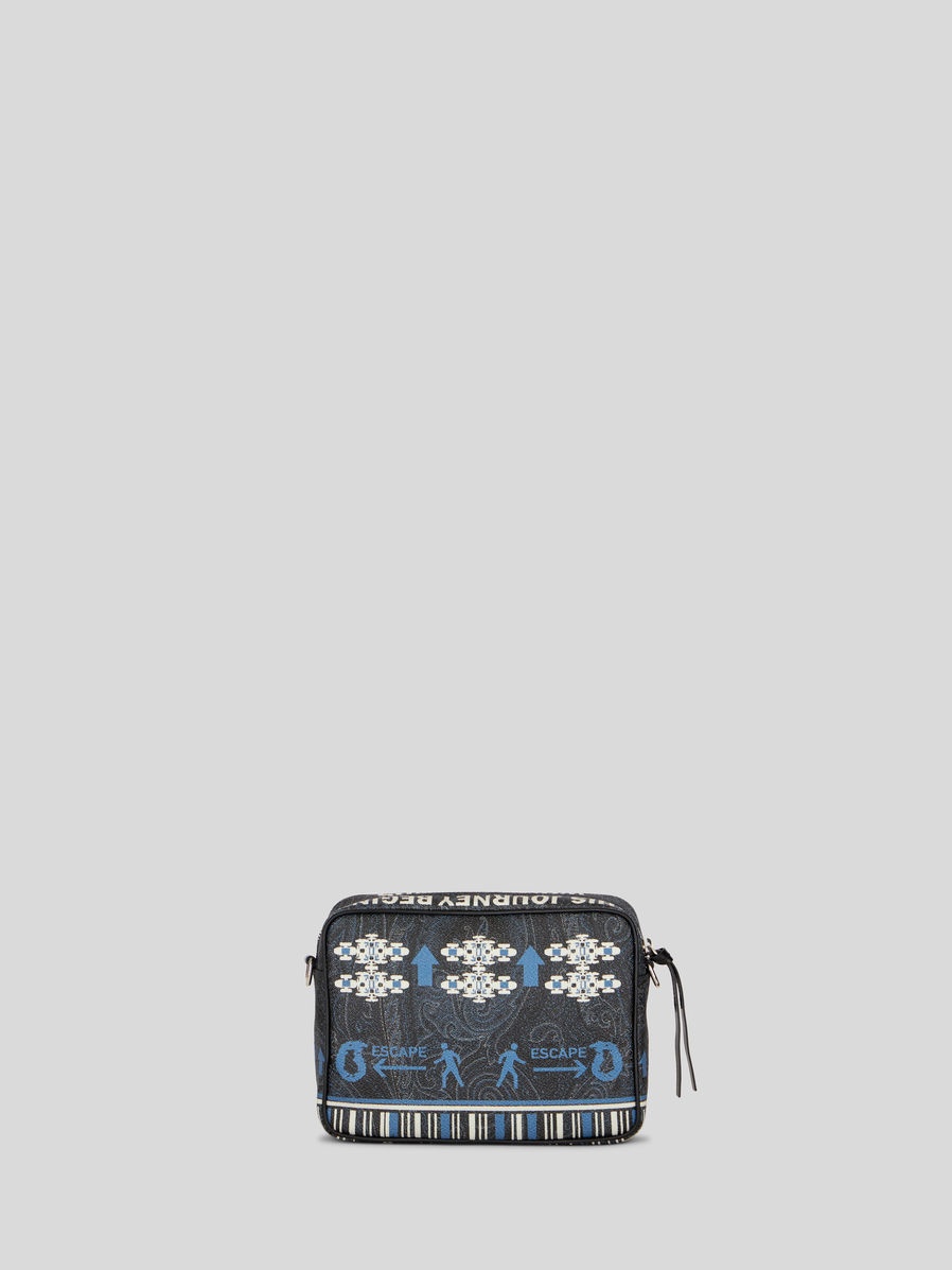 PAISLEY SHOULDER BAG WITH BANDANA PRINT - 3