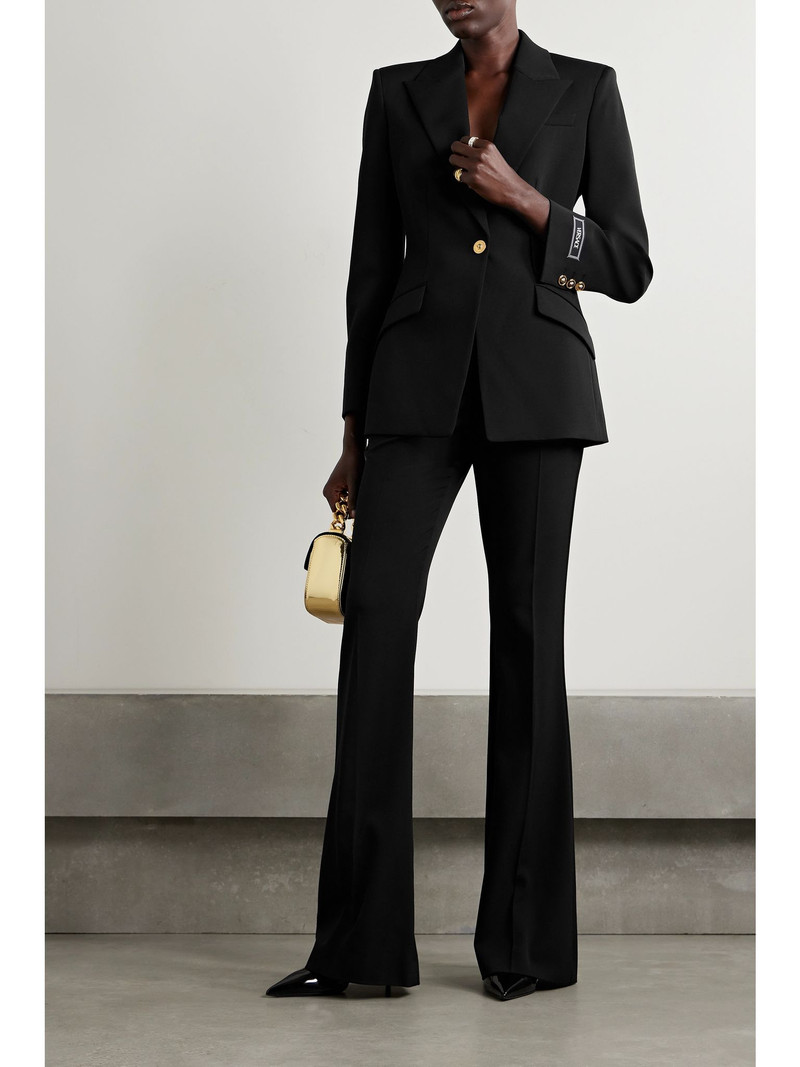 VERSACE Icons wool-blend blazer Black outlook