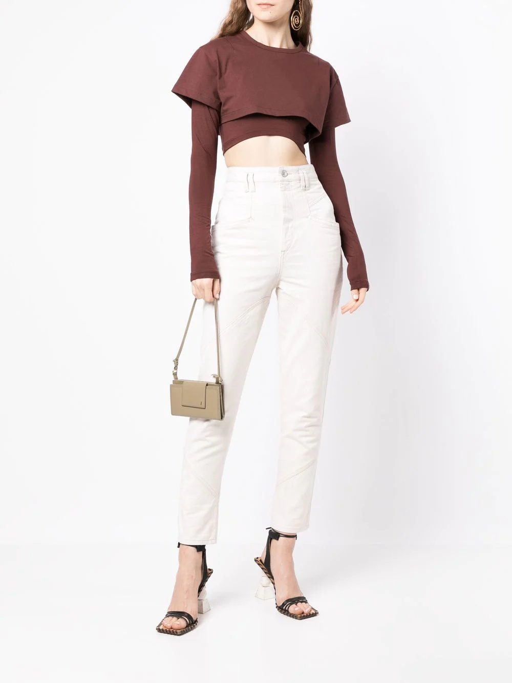 layered-effect long-sleeve T-shirt - 2