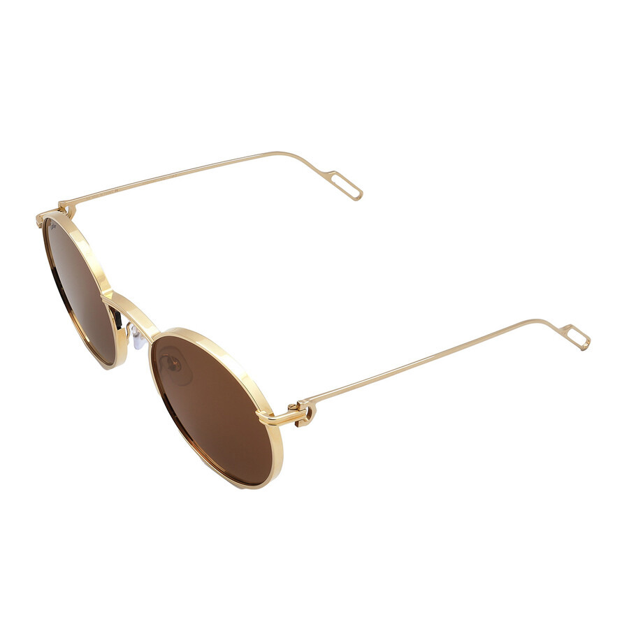 Cartier Brown Round Ladies Sunglasses CT0274S 002 99 - 5
