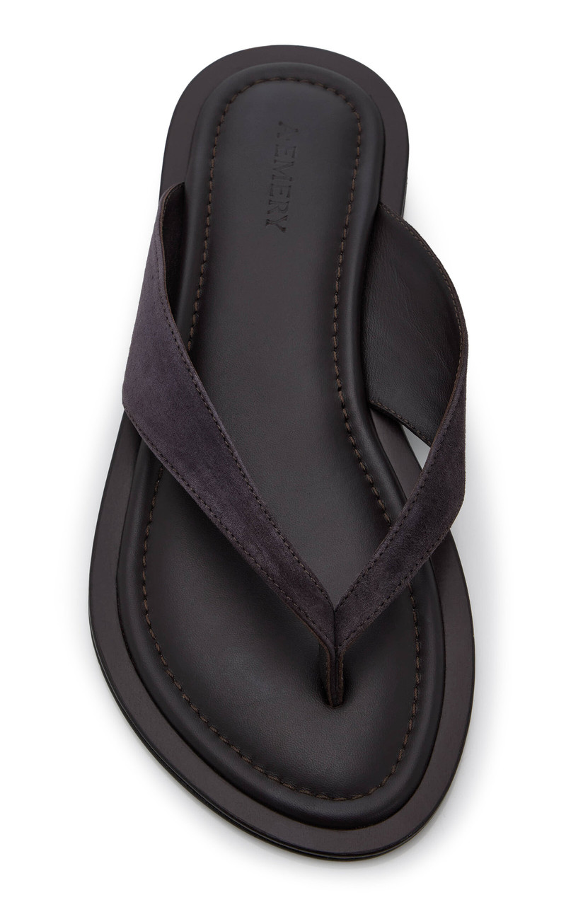 A.EMERY Viola Suede Sandals purple outlook