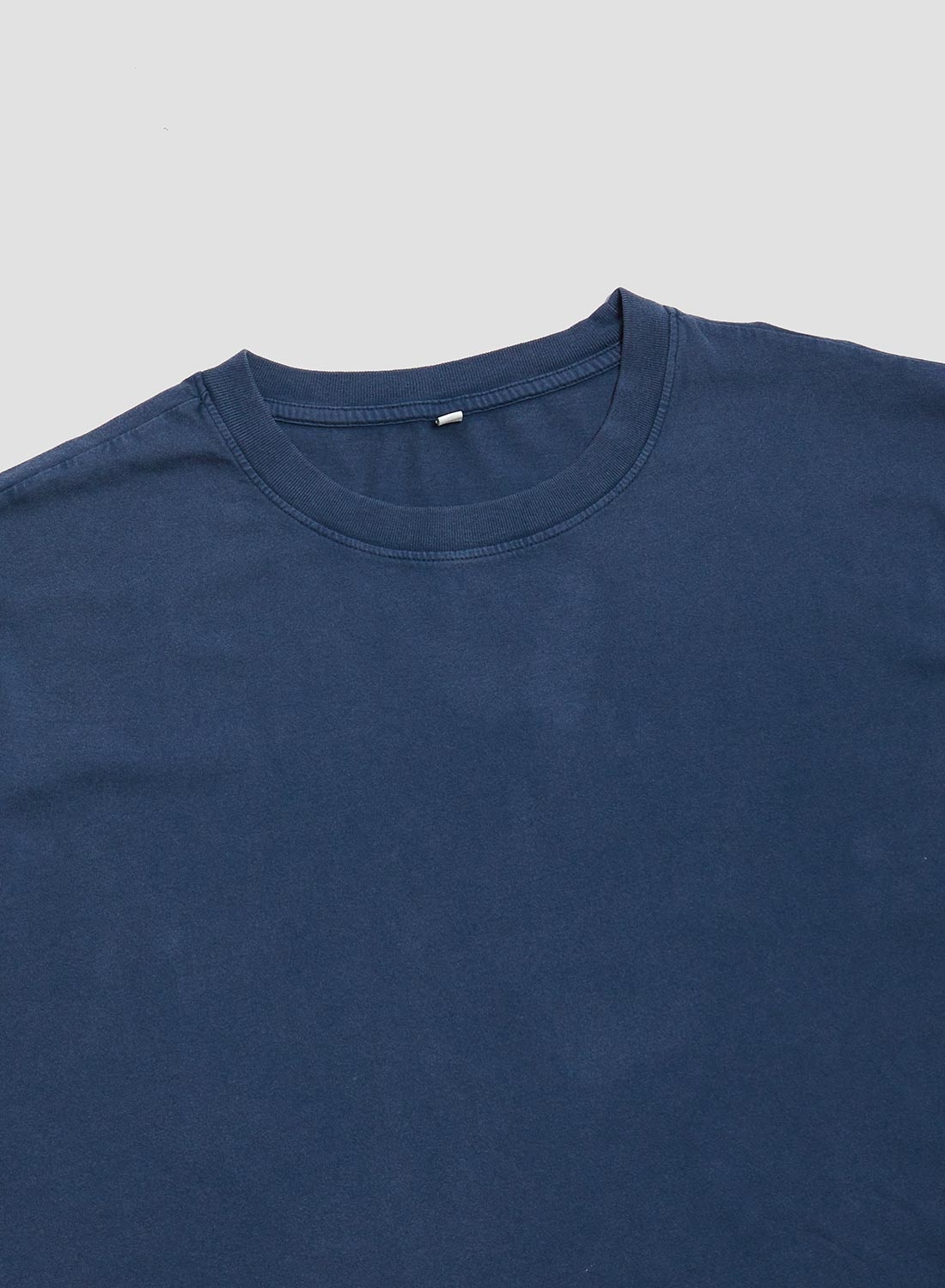 Classic Relaxed Fit Tee in Stone Wash Denim - 5