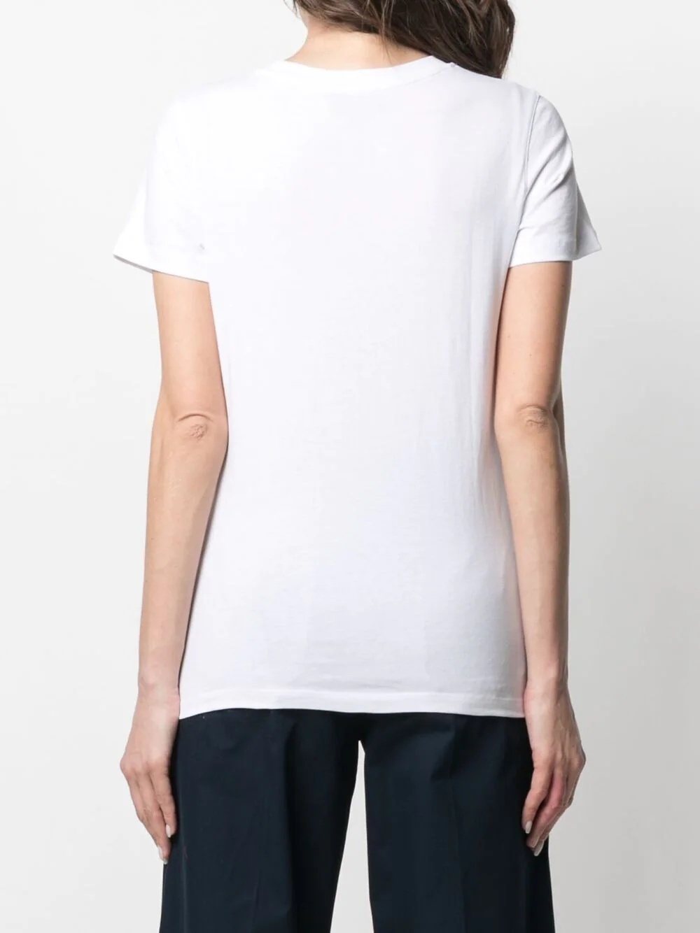 crew-neck fitted T-shirt - 4