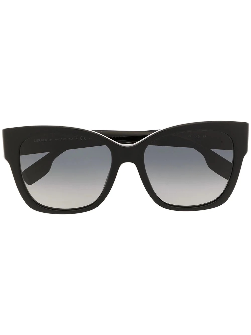 logo-plaque square-frame sunglasses - 1