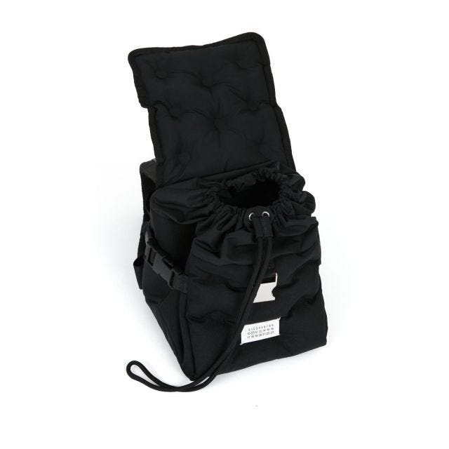 Black backpack with application - 5