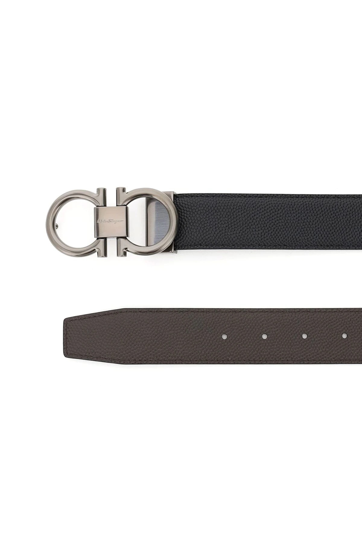 REVERSIBLE GANCINI BUCKLE BELT - 2