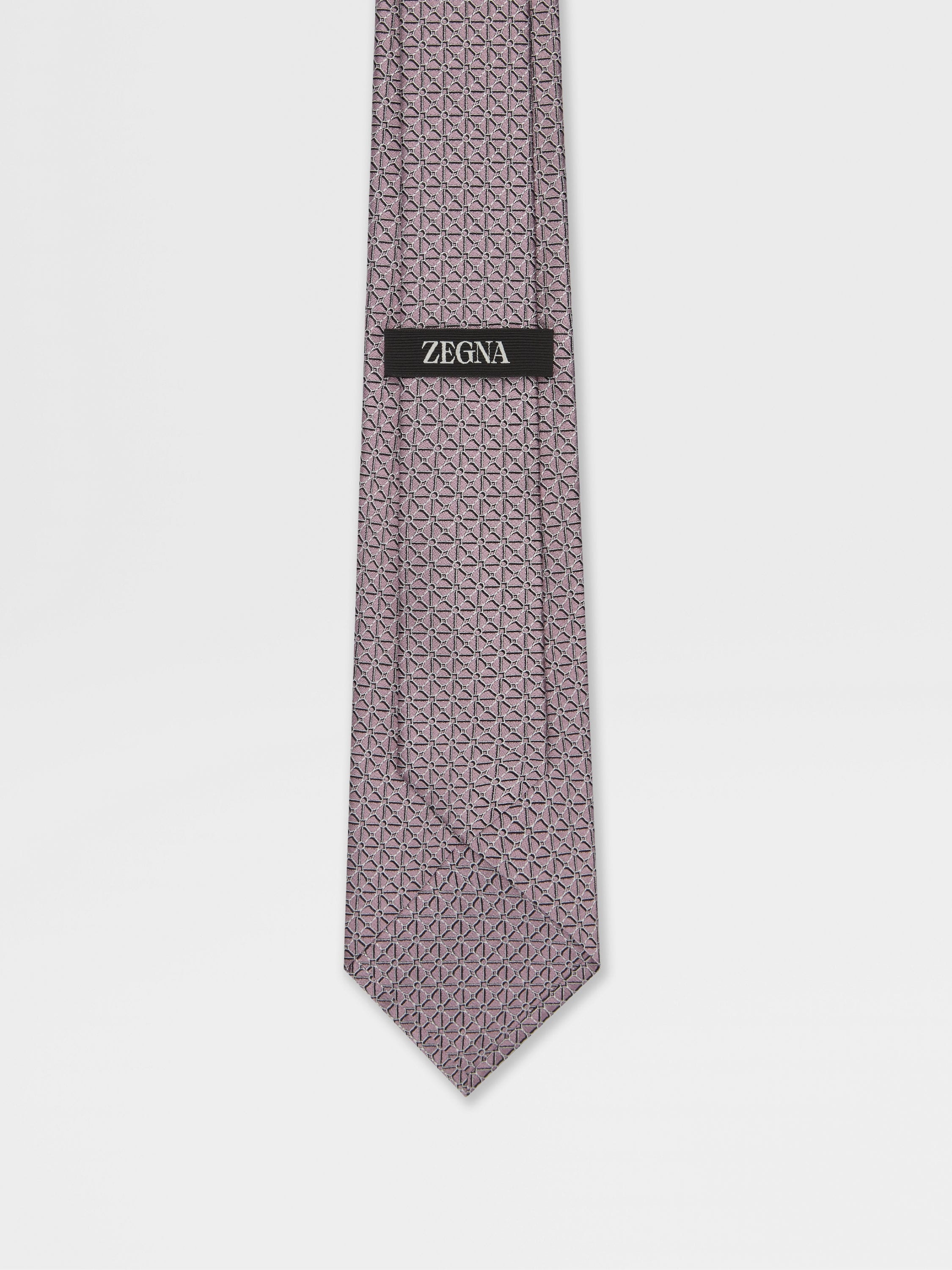 PINK SILK TIE - 3
