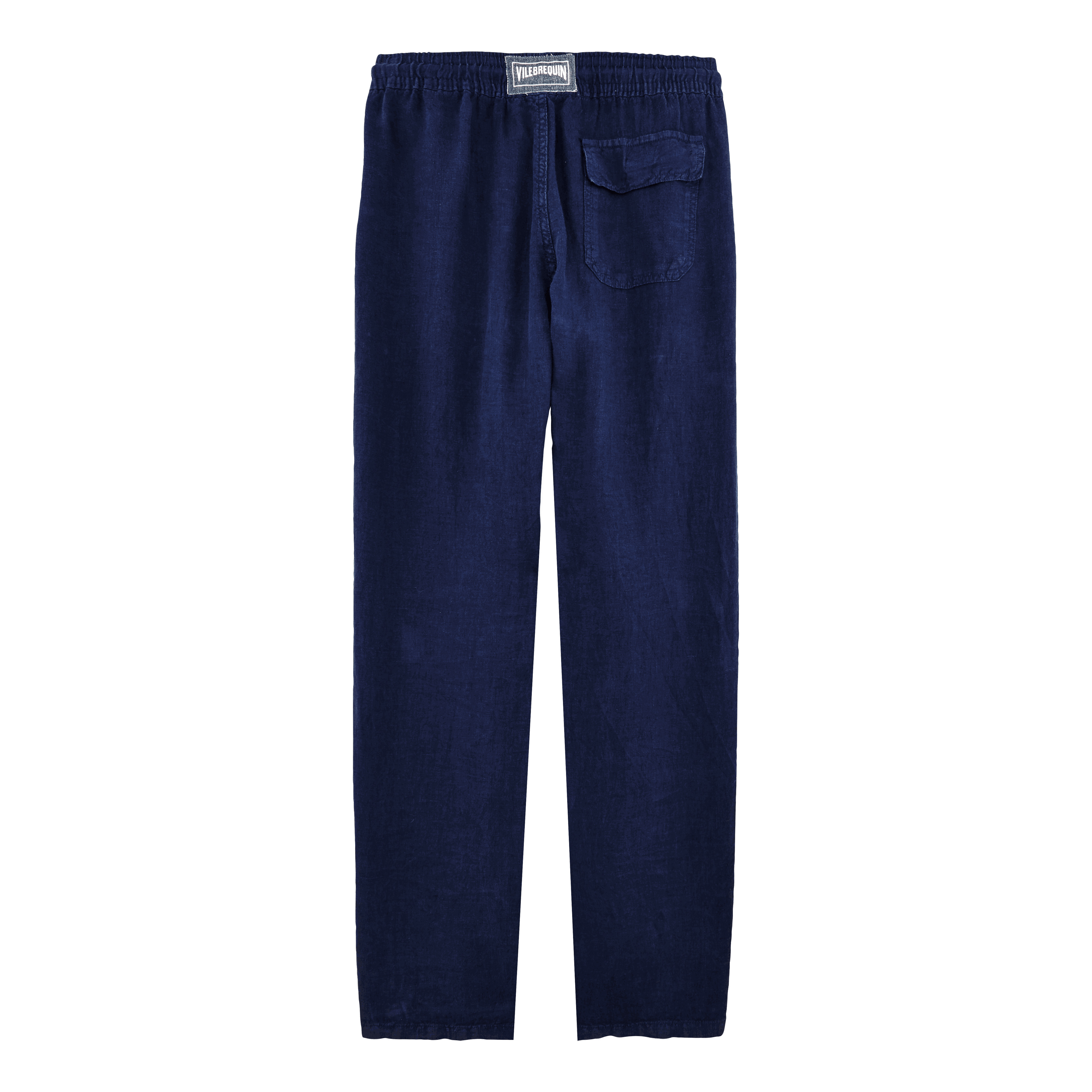 Men Linen Pants Solid - 2