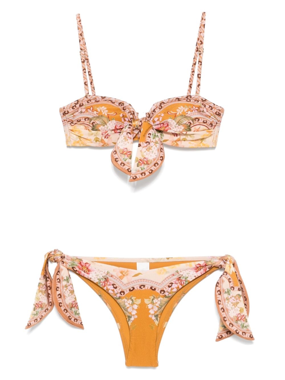 ビキニ ZIMMERMANN WYLIE PRINTED BIKINI SET Zimmermann Wylie printed bikini set | tessabit | REVERSIBLE