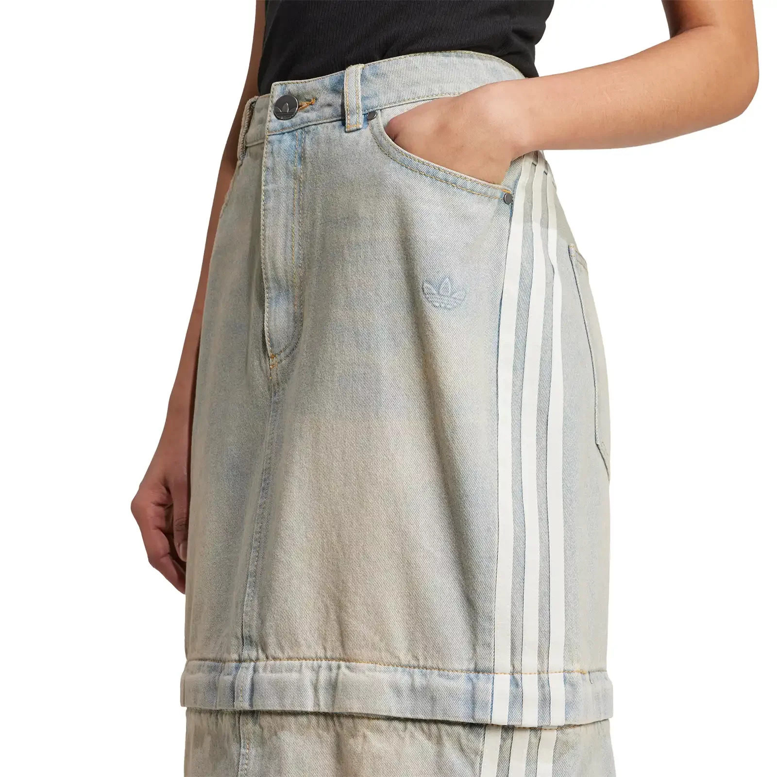 Adilenium Two-In-One Denim Skirt "Light Denim" - 4
