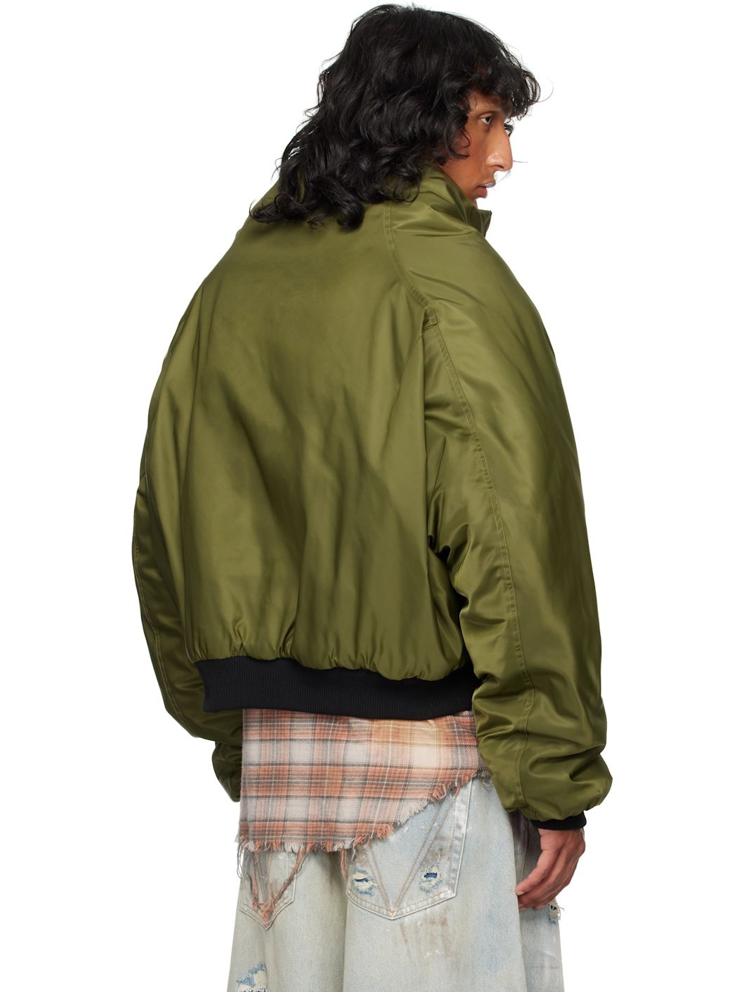 Khaki Abraxas Bomber Jacket - 3