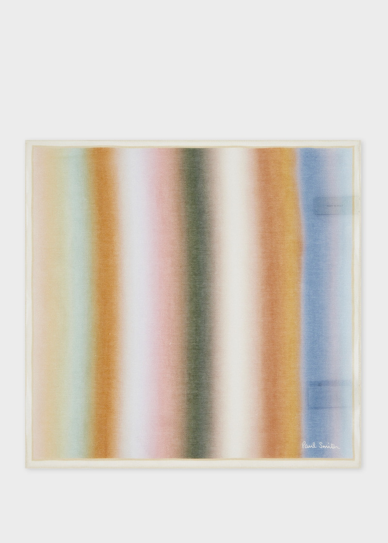 면 Multicolour 스트립 포켓 스퀘어 - 1